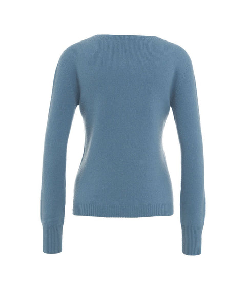 Maglia in cashmere #blu