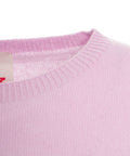 Maglia in cashmere a maniche corte #rosa