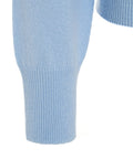 Maglione dolcevita in cashmere #blu