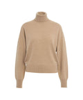 Maglione dolcevita in cashmere #beige