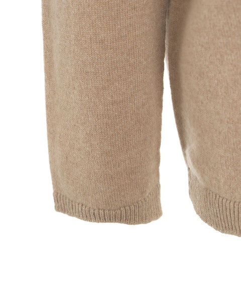 Maglione dolcevita in cashmere #beige