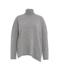 Maglione dolcevita in cashmere #grigio