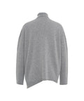 Maglione dolcevita in cashmere #grigio