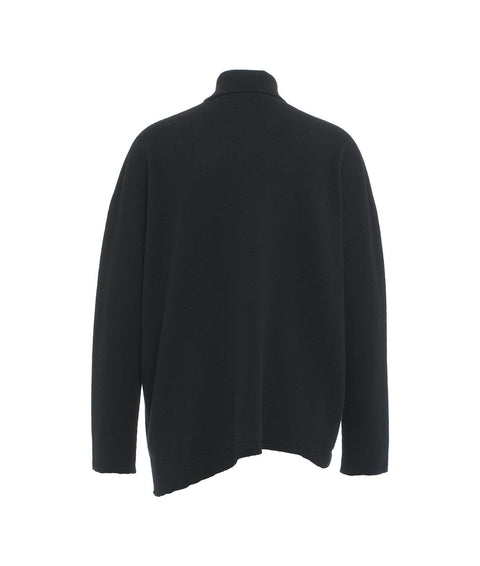 Maglione dolcevita in cashmere #nero