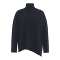 Maglione dolcevita in cashmere #blu