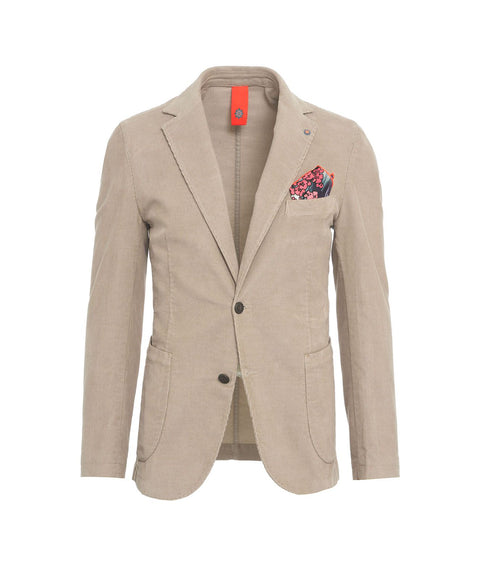 Blazer in velluto a coste 'Barbaresco' #beige