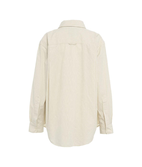 Camicia con doppio colletto 'Björg' #beige