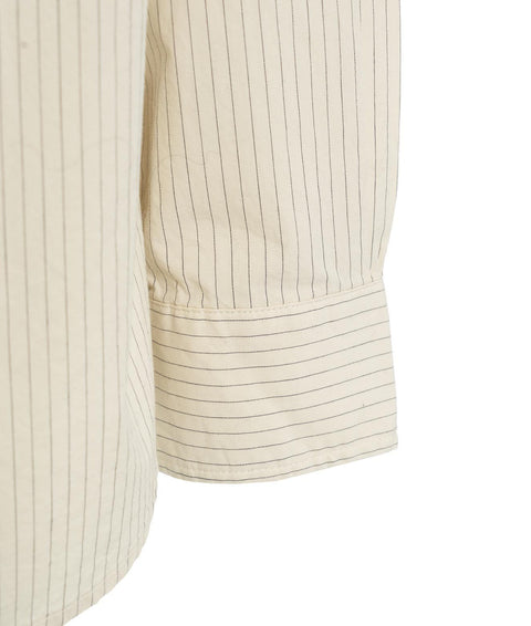 Camicia con doppio colletto 'Björg' #beige