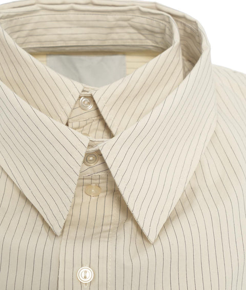 Camicia con doppio colletto 'Björg' #beige