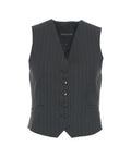 Gilet gessato 'Mister' #grigio