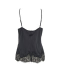 Top con pizzo #nero