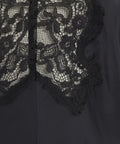 Top con pizzo #nero