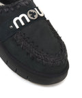 Slides con logo in metallo #nero