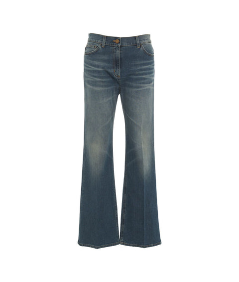 Straight leg jeans #blu