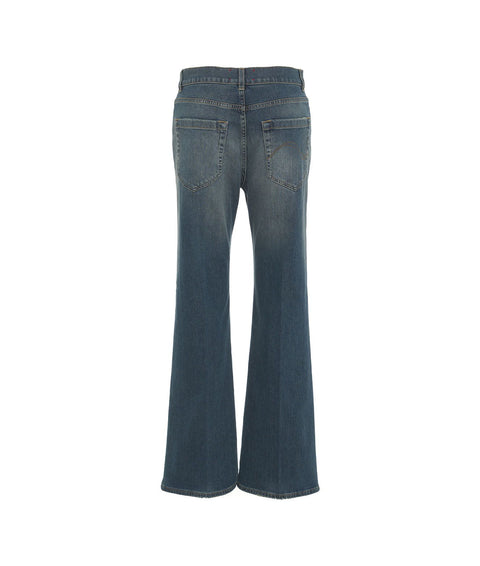 Straight leg jeans #blu