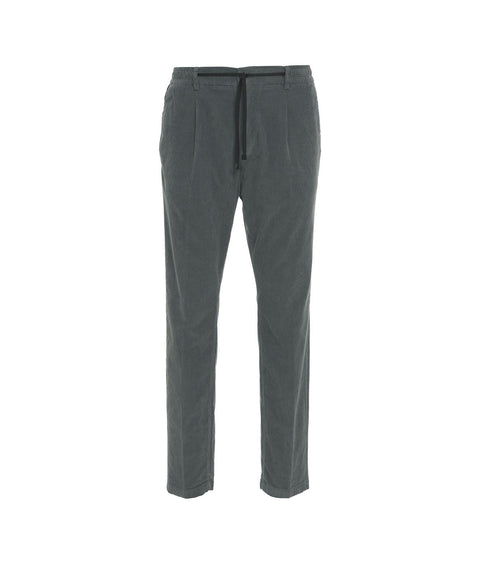 Pantaloni in velluto tapered 'Mitte' #grigio