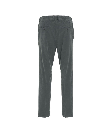 Pantaloni in velluto tapered 'Mitte' #grigio