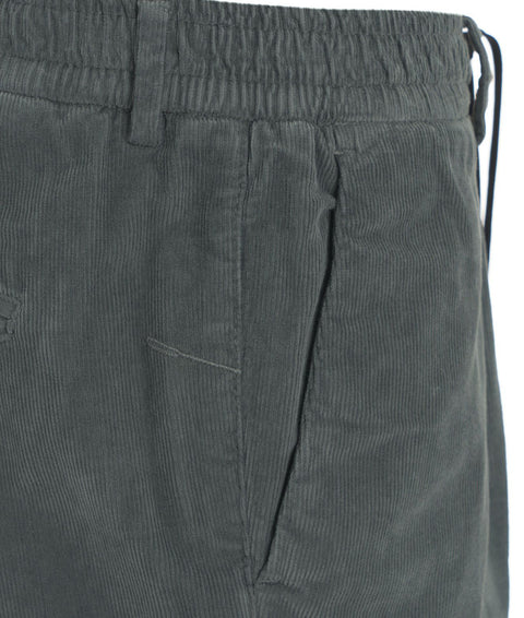 Pantaloni in velluto tapered 'Mitte' #grigio