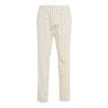 Pantaloni in velluto a coste con coulisse 'Mitte' #bianco