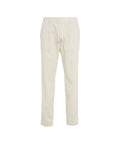 Pantaloni in velluto a coste con coulisse 'Mitte' #bianco