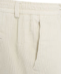 Pantaloni in velluto a coste con coulisse 'Mitte' #bianco