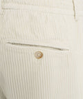 Pantaloni in velluto a coste con coulisse 'Mitte' #bianco