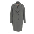 Cappotto monopetto in lana 'Diana' #grigio