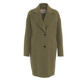 Cappotto monopetto in lana 'Diana' #verde