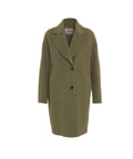 Cappotto monopetto in lana 'Diana' #verde