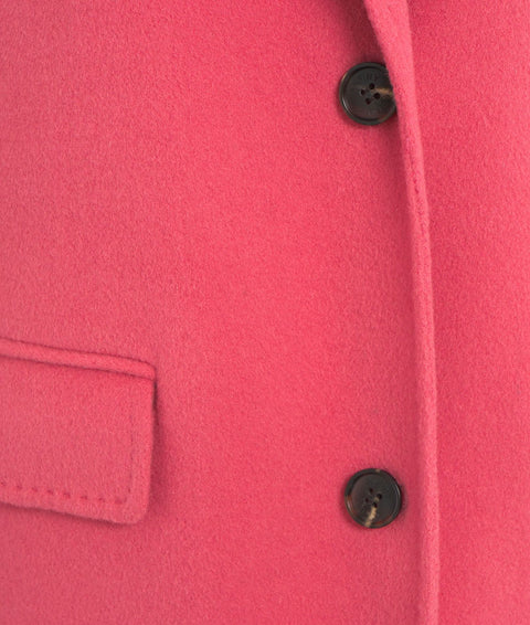 Cappotto monopetto in lana 'Vivienne' #rosa