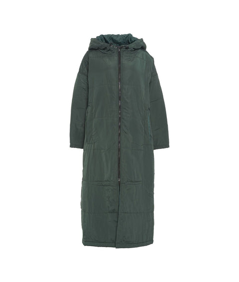 Maxi piumino con stampa "Forest" #verde