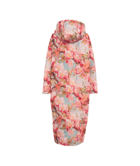 Maxi piumino con stampa 'Sakura' #rosa