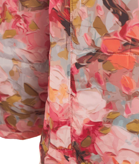 Maxi piumino con stampa 'Sakura' #rosa