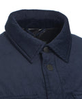 Giacca overshirt imbottita 'Belluno' #blu