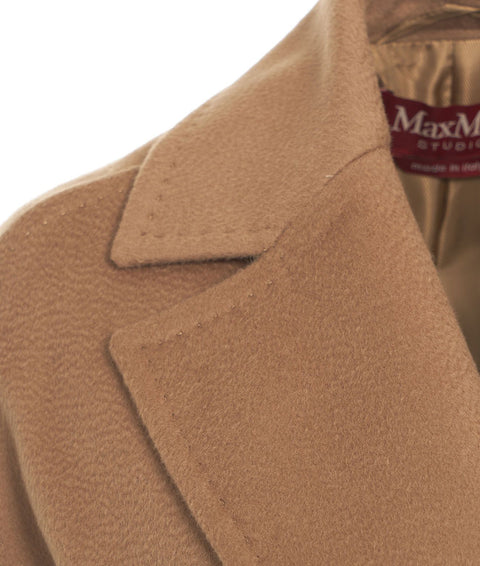 Cappotto in lana vergine 'Brado' #marrone