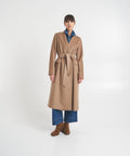 Cappotto in lana vergine 'Brado' #marrone