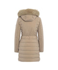 Piumino lungo Seriola 'ML 04 Fur' #beige