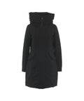 Parka in piuma con collo ampio 'Emin' #nero