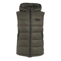 Gilet in piuma 'Donoma NR 02'  in nylon ripstop resistente allo strappo #verde