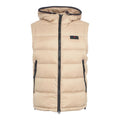 Gilet in ripstop 'Donoma' #beige