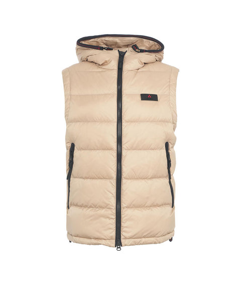 Gilet in ripstop 'Donoma' #beige