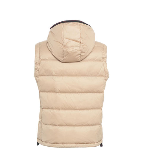 Gilet in ripstop 'Donoma' #beige