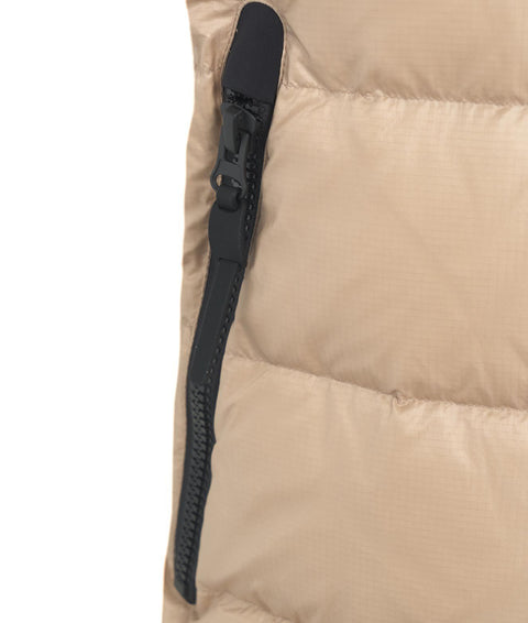 Gilet in ripstop 'Donoma' #beige