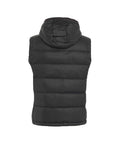 Gilet in piuma 'Donoma' in nylon ripstop #nero