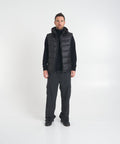 Gilet in piuma 'Donoma' in nylon ripstop #nero