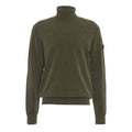 Maglione dolcevita in velluto #verde