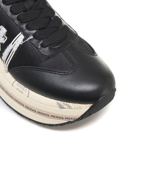 Sneakers con plateau 'Beth' #nero