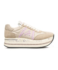 Sneakers con plateau 'Beth' #beige