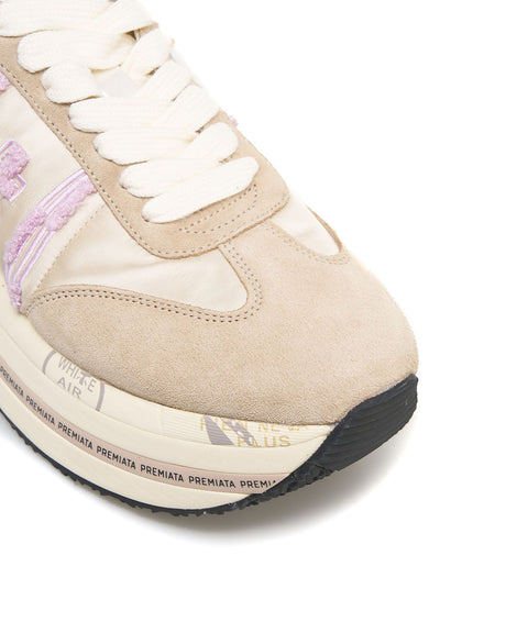 Sneakers con plateau 'Beth' #beige