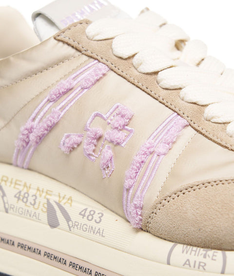 Sneakers con plateau 'Beth' #beige